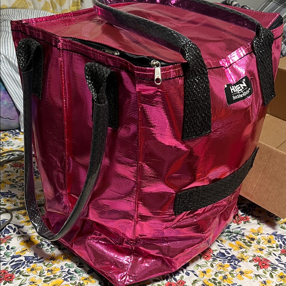 Hulken Pink and Black Travel Bag